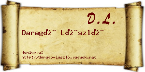 Daragó László névjegykártya